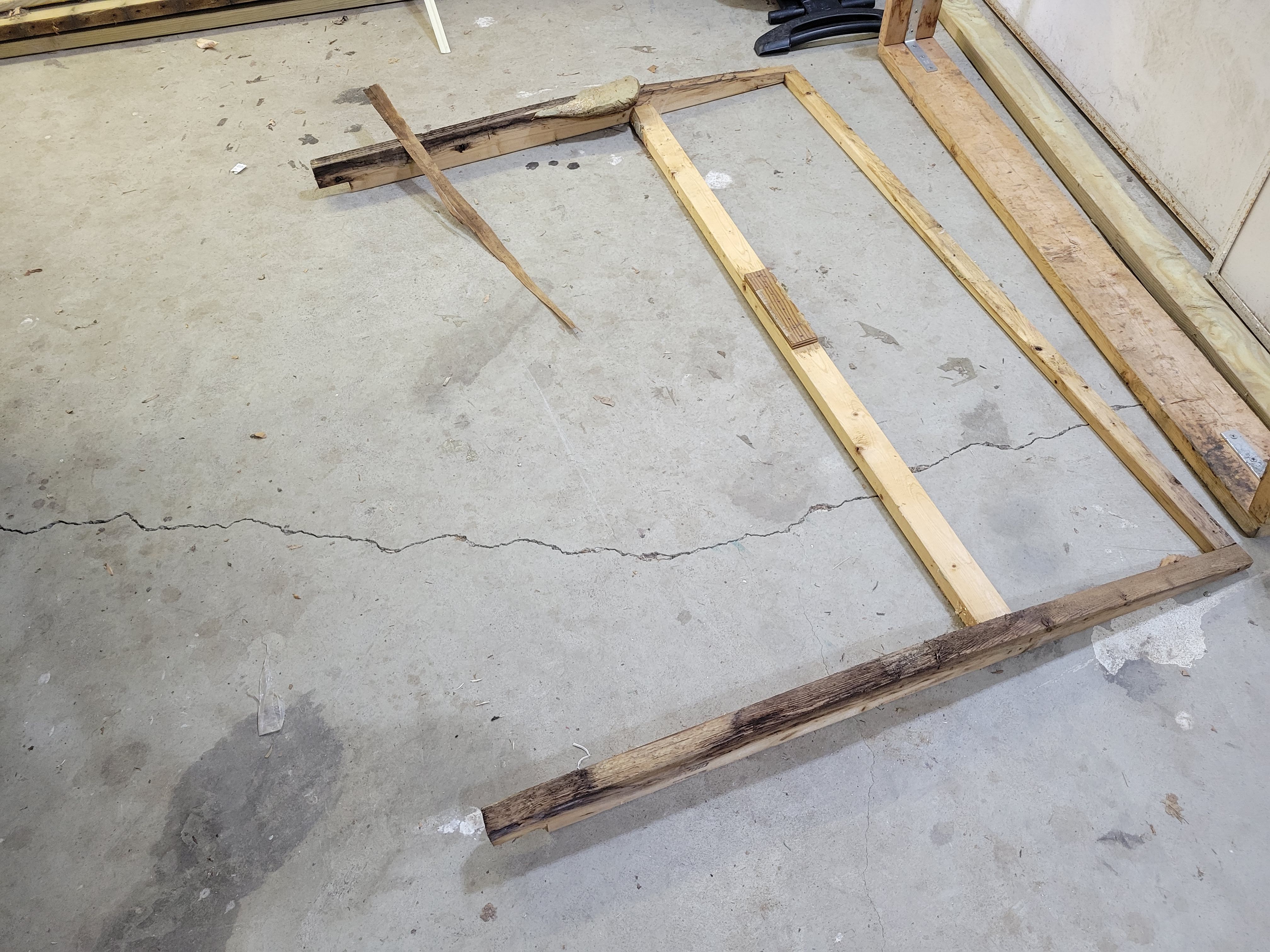 Rotted bed frame