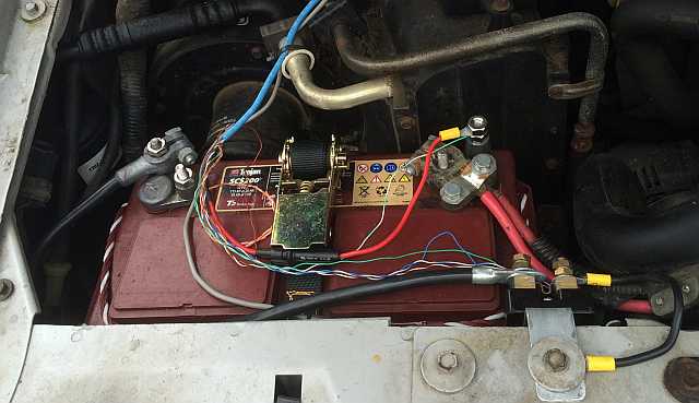 Trojan SCS200 installed in place of Airstream Factory battery